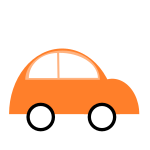 CAR- Simple-flat-three-color-with-space